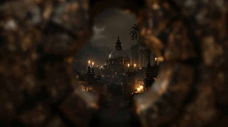 Anahtar Deliğinden Gizemli Görsel Oluşturucu